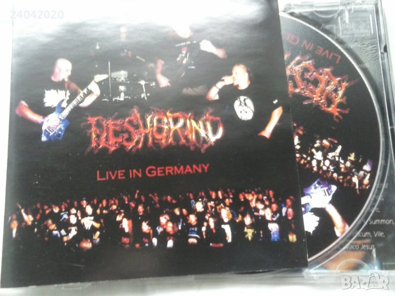 Fleshgrind – Live In Germany оригинален диск Death Metal, снимка 1