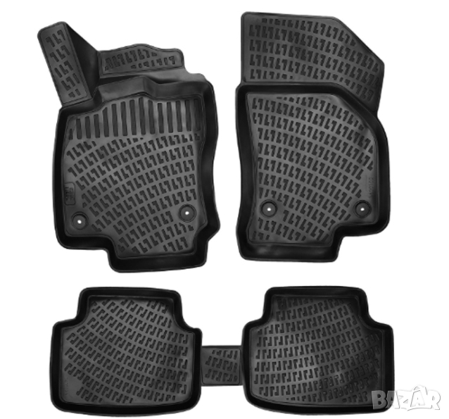 Гумени стелки RizLine за Volkswagen Passat B8 15-19, снимка 1