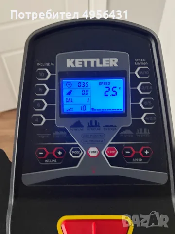 Бягаща пътека Kettler Pacer Treadmill, снимка 3 - Фитнес уреди - 56176108