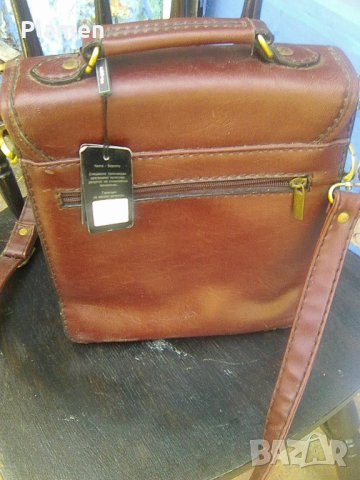 Модерна мъжка чанта тип командирска от изкуственна кожа с ключе марка Арт, снимка 3 - Други - 41165209