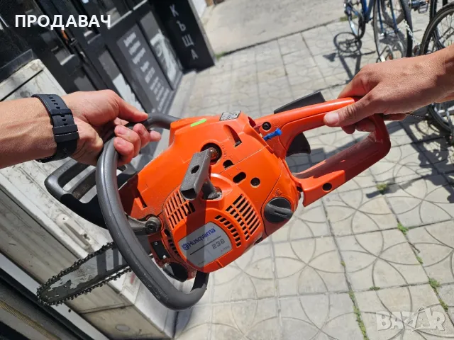 husqvarna 236 перфектна, снимка 3 - Градинска техника - 50387731