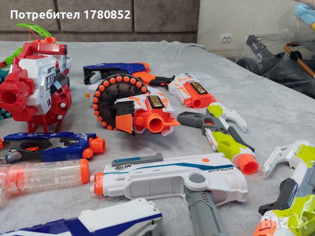 Детски пушки със стрели и топчета, аирсофт , снимка 7 - Електрически играчки - 38686385