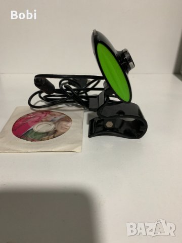 Уеб камера Canyon CNR-WCAM43G1, черна/зелена, USB, снимка 2 - Камери - 35775525