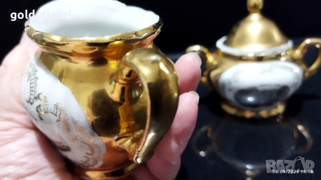 старинен немски порцелан Бавария захарница и каничка , снимка 9 - Антикварни и старинни предмети - 51666006