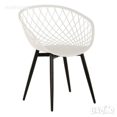 Стол трапезен ARMCHAIR ARIADNE HM8001 Бял