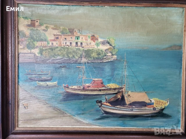 Голяма стара картина 1, снимка 2 - Колекции - 51344040