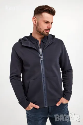 JOOP! Granatowy Regular - страхотно мъжко горнище М, снимка 2 - Спортни дрехи, екипи - 49213487