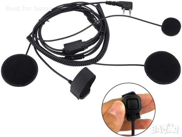 Слушалки и микрофон за мотоциклетна каска с К конектор, снимка 8 - Аксесоари и консумативи - 41630878