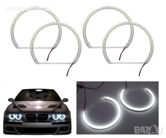Ангелски очи за BMW E39 - 2932, снимка 1 - Аксесоари и консумативи - 41402217