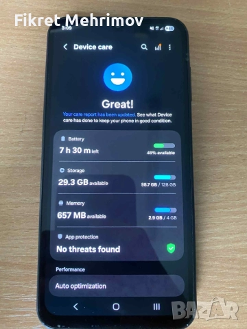 Samsung A15 128gb отличен, снимка 3 - Samsung - 52381530
