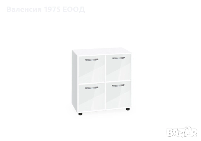 Етажерка Кубо 4 с три или четири вратички гланц, снимка 16 - Етажерки - 46451864