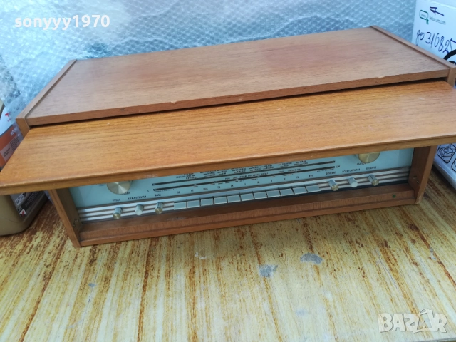 TUBE RETRO STEREO RECEIVER-MADE IN GERMANY 0409252005LCHERY, снимка 4 - Ресийвъри, усилватели, смесителни пултове - 51608808