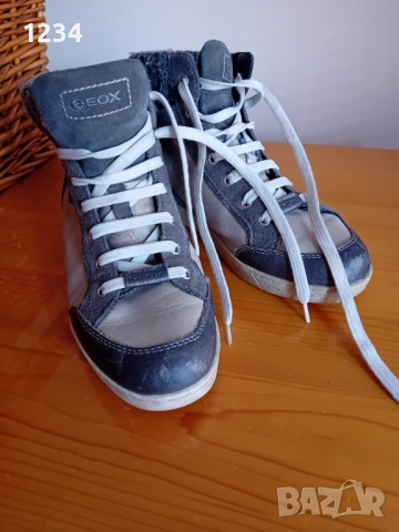 Geox кецове естествена кожа, снимка 3 - Кецове - 52611771