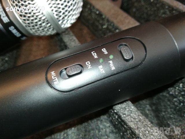 shure wireless microphone x 2 2402221530, снимка 14 - Микрофони - 35903601