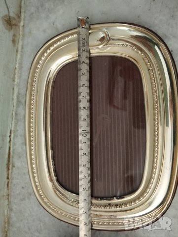 посребрена рамка за снимка, снимка 4 - Антикварни и старинни предмети - 41731790