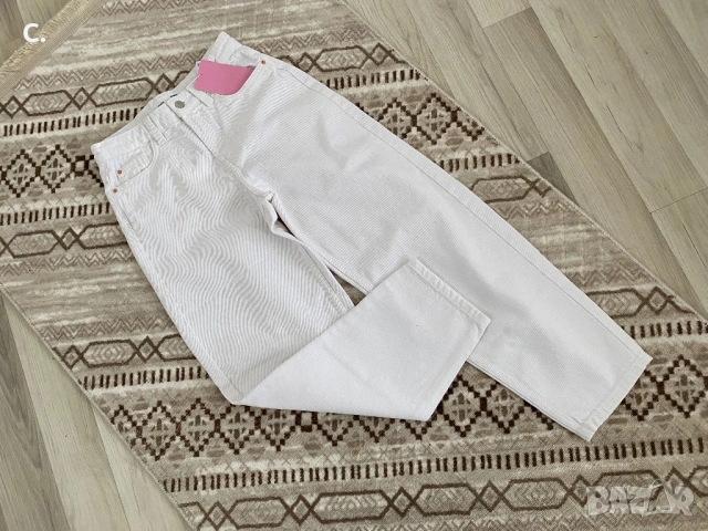 Дамски бели дънки