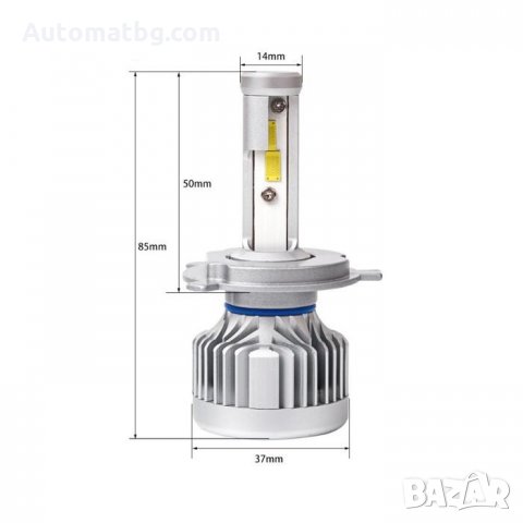 Диодна крушка Automat, LED крушка 12V, N3 H4, снимка 3 - Аксесоари и консумативи - 34836312