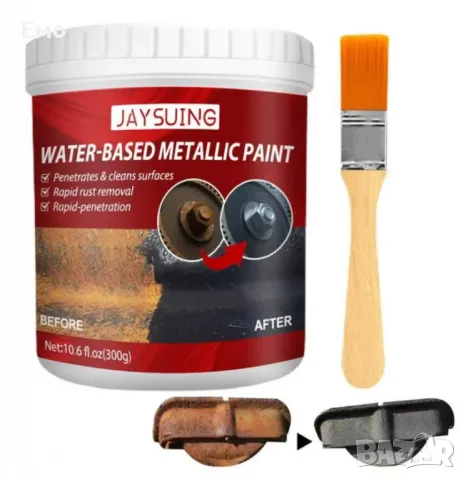 Боя почистваща повърхности и отстраняваща ръжда + четка, снимка 6 - Други инструменти - 48462425