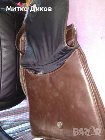 Marc Chantal маркова френска чанта за през рамо женска от естествена кожа 26х26х12см, снимка 12 - Чанти - 41496152