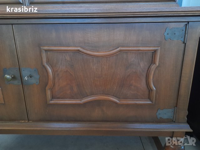 Шкаф с витрина Масив, снимка 2 - Гардероби - 21613117