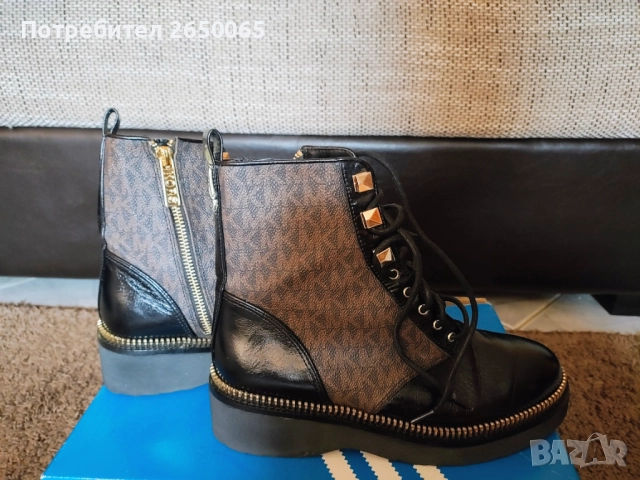 Орг.боти MICHAEL KORS естествена кожа - 36 номер!, снимка 7 - Дамски боти - 52443104