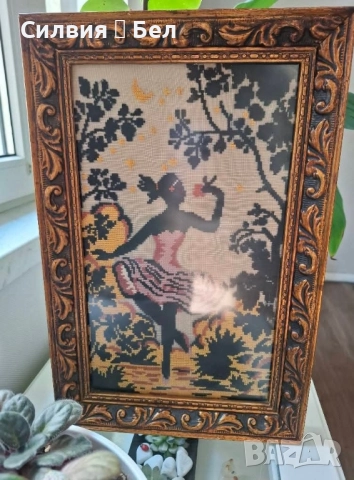 Картина с бродерия , снимка 6 - Картини - 51871672