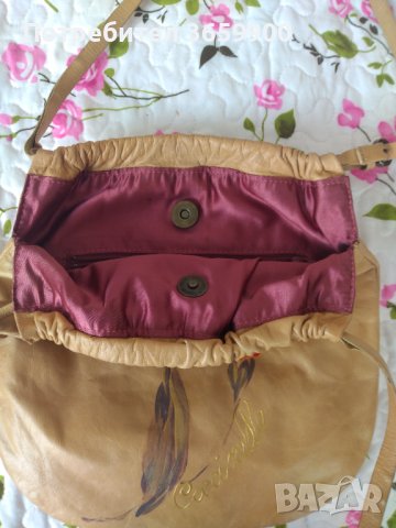 Дамска чанта Coccinelle, рисувана., снимка 5 - Чанти - 40108614