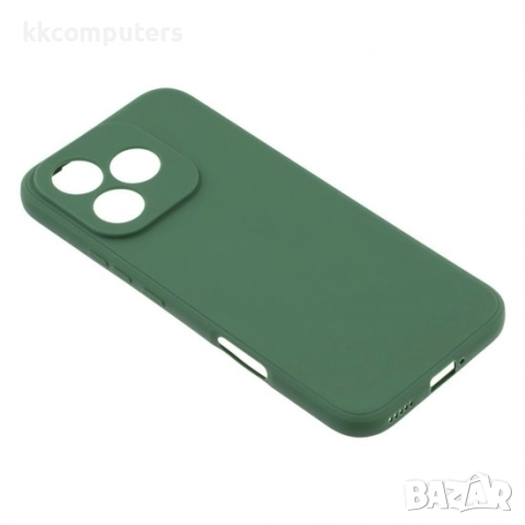 Силиконов кейс iPaky матиран и Протектор За Honor 400 Lite, Тъмнозелен, снимка 4 - Калъфи, кейсове - 51931780