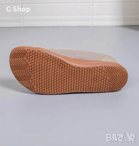 Дамски боси обувки кецове платненки бежави, снимка 3 - Дамски ежедневни обувки - 52406119