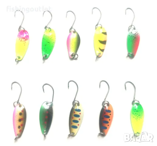 Микро клатушки за пъстърва и кефал Osako ,10 цвята , 2.2гр