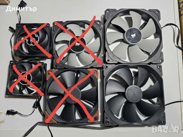 Вентилатори Corsair/Noctua