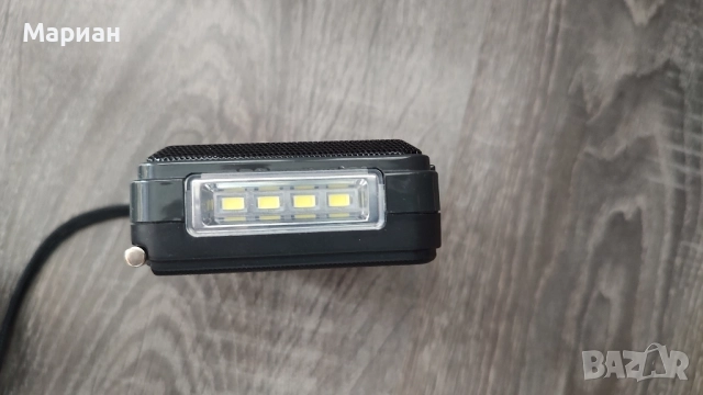 Мини FM радио с LED лампа, снимка 4 - Радиокасетофони, транзистори - 51612553