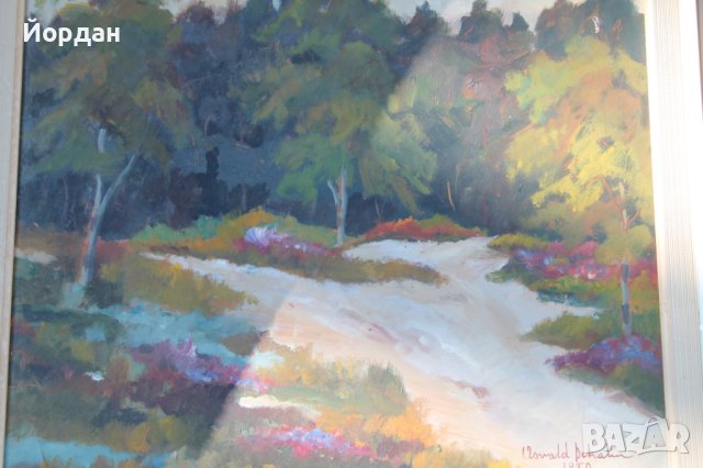 Стара Шведска картина автор Осуалд Шалин , снимка 11 - Колекции - 41447780