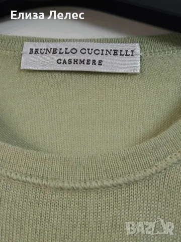 Brunello Cucinelli кашмирен пуловер размер S, снимка 4 - Блузи с дълъг ръкав и пуловери - 55728996