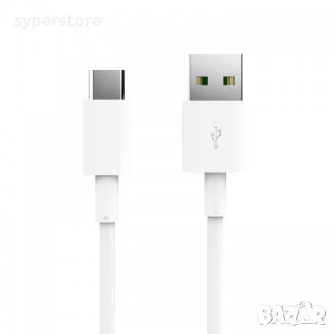 Кабел USB2.0 към USB Type C 1m Бял 5A Orico AC5-10-WH Cable USB - USB Type C M/M