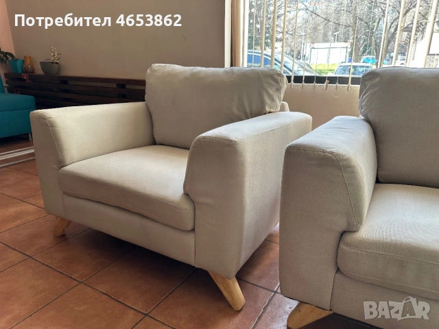 Фотьойли 2 броя, снимка 3 - Дивани и мека мебел - 53696563