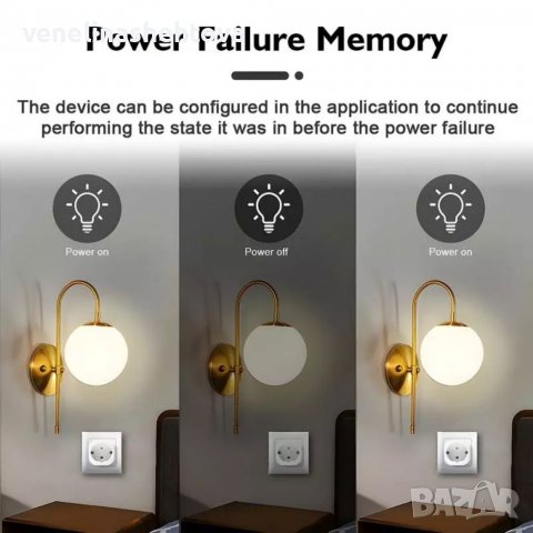 Смарт контакт с WIFI управление , снимка 5 - Друга електроника - 39399750