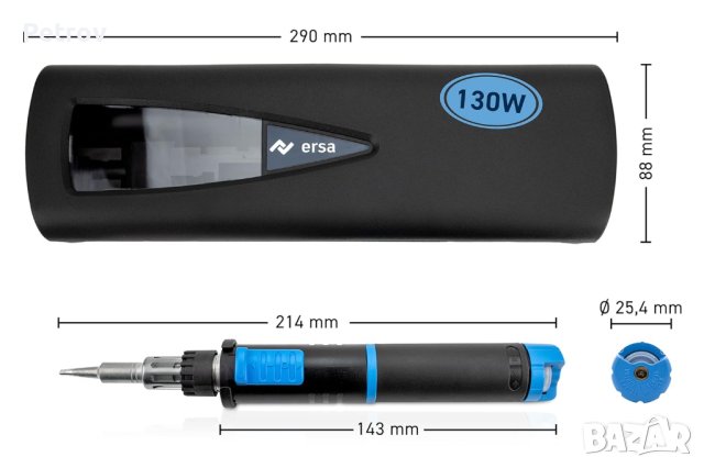 ERSA INDEPENDENT 130 - GERMANY - ПРОФЕСИОНАЛЕН МОБИЛЕН КАЧЕСТВЕН Газов Поялник - ORIGINAL ERSA !!!!!, снимка 5 - Клещи - 42477647
