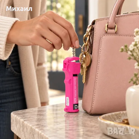 Дамски лютив спрей Mace Personal Pink – 10% OC, обхват до 3,65 м, снимка 2 - Други - 56253721