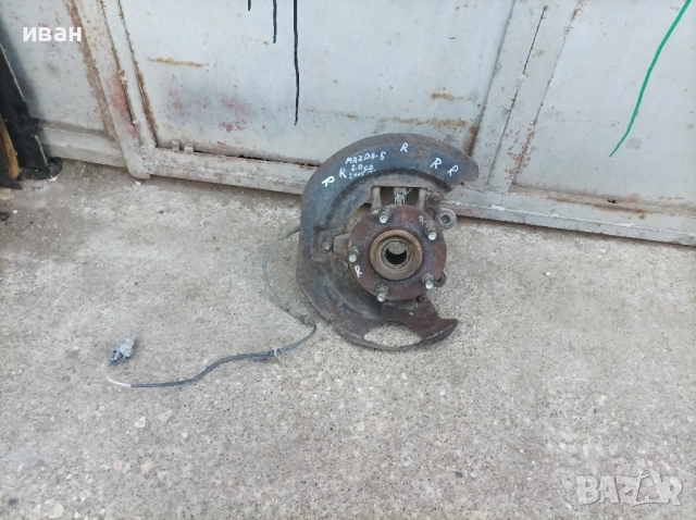 Предна дясна шенкел главина за Мазда 5 2.0 CD. 143 кс. 2005 год., снимка 2 - Части - 51780056