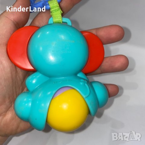 Fisher Price - Бебешка дрънкалка Слонче , снимка 2 - Дрънкалки и чесалки - 39758836