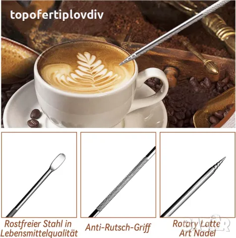 Сет за бариста Coffee Tamper Set 51 мм, снимка 4 - Кафемашини - 49303156