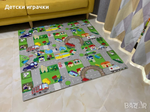 Мек пъзел килим за пода с картинки 60х60см , снимка 10 - Игри и пъзели - 52249266