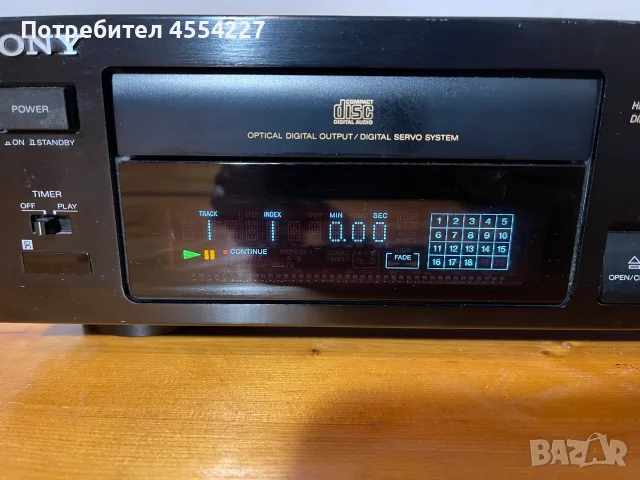  CD PLAYER SONY  CDP  897 , снимка 3 - Аудиосистеми - 55780154