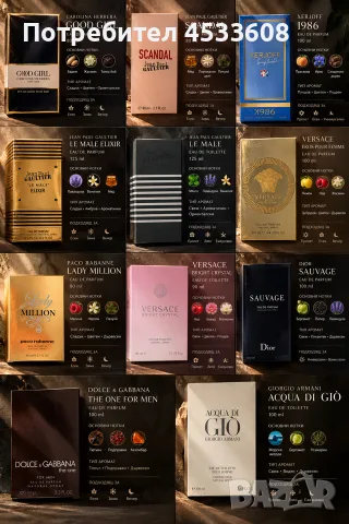 Чисто нови реплики на маркови парфюми Dior, VERSACE, Jean Paul