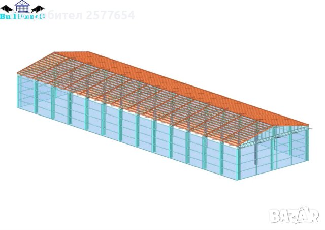 ЛИЗИНГ - Халета, Хале, Магазини, Магазин, Складове 480м2, снимка 2 - Строителни материали - 44145548
