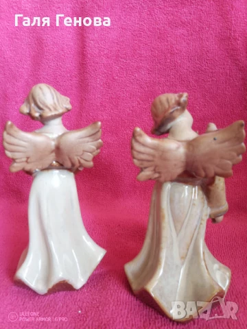Керамични статуетки, ангел , снимка 2 - Статуетки - 50904376