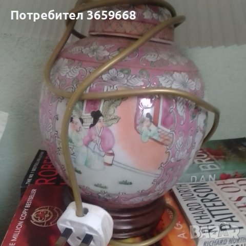 Нощна лампа,китайски мотиви, снимка 6 - Настолни лампи - 39873410