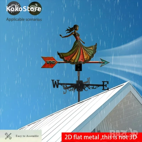 Ветропоказател , ветропоказатели - видове, снимка 3 - Декорация за дома - 52156627