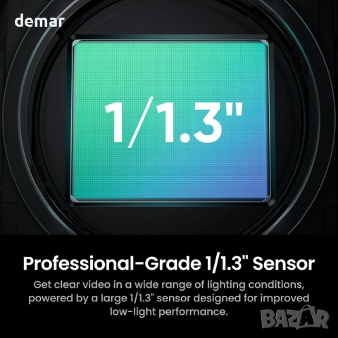 Insta360 Link 2C Pro – 4K уеб камера за PC/Mac, 1/1.3” сензор, HDR, снимка 2 - Други - 53384041